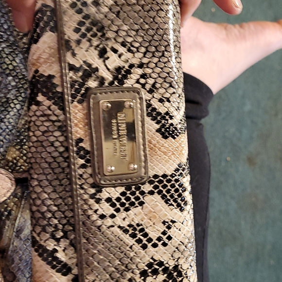 Snake skin Michael Kors purse with 9west wallet - Picture 5 of 6
